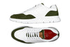 Madison Tumbled Glove Leather Trainer - Pine