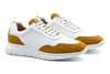 Madison Tumbled Glove Leather Trainer - Sunflower