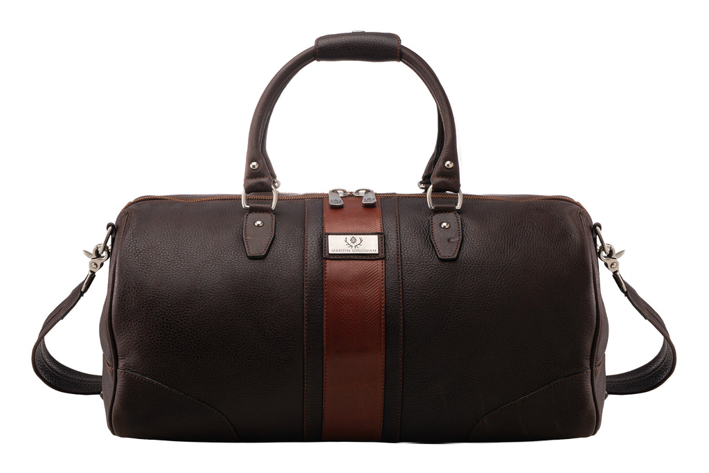 Rudyard Saddle Leather Polocrosse Duffel - Chocolate