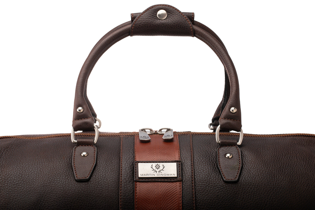 Rudyard Saddle Leather Polocrosse Duffel - Chocolate
