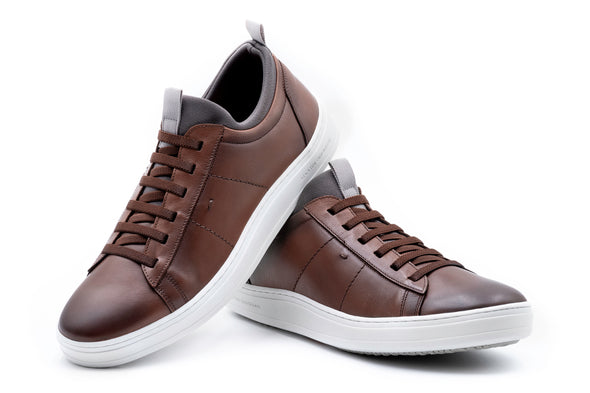 Cameron Sheepskin Sneakers - Whiskey