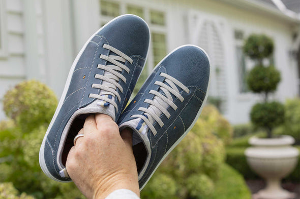 Cameron Nubuck Sneakers - Ocean