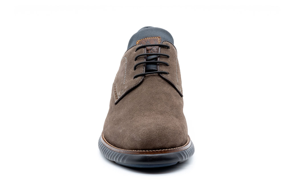 Countryaire Water Repellent Suede Leather Plain Toe - Smoke