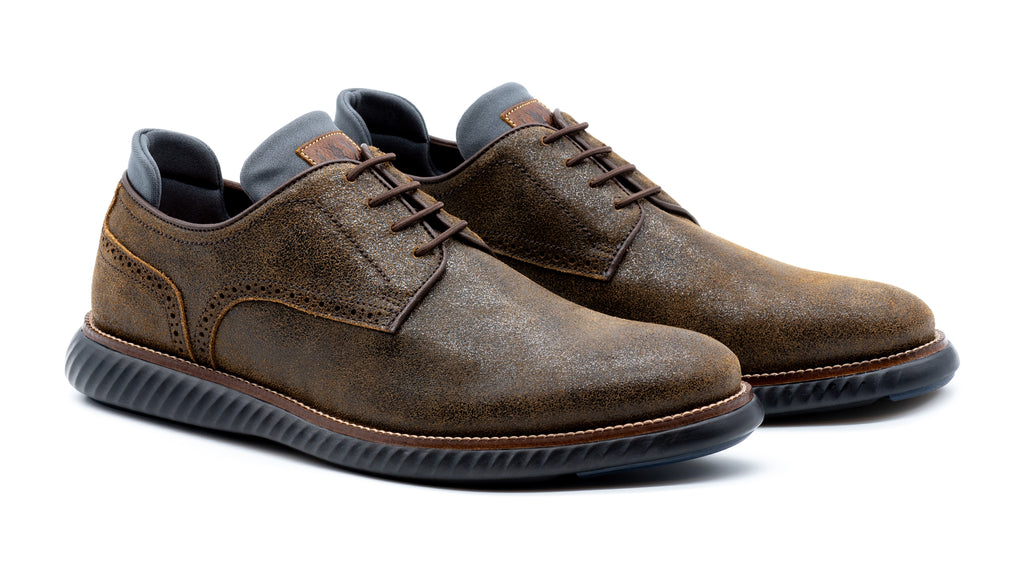 Countryaire Water Repellent Suede Leather Plain Toe - Old Clay