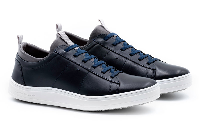 Cameron Sheepskin Sneakers - Navy