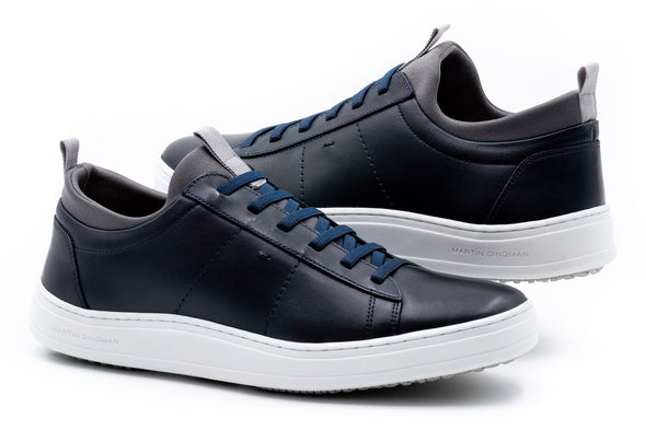 Cameron Sheepskin Sneakers - Navy