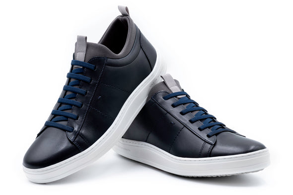 Cameron Sheepskin Sneakers - Navy