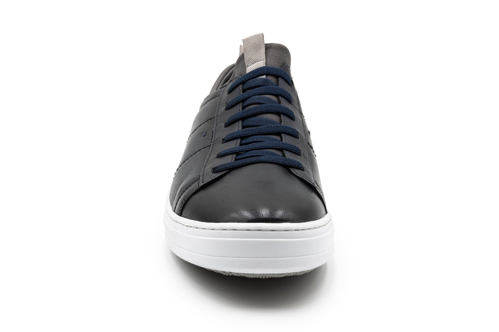Cameron Sheep Skin Sneakers - Navy - Front