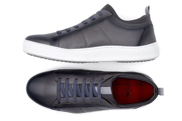 Cameron Sheepskin Sneakers - Slate