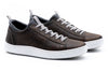 Cameron Pebble Grain Sneakers - Old Clay