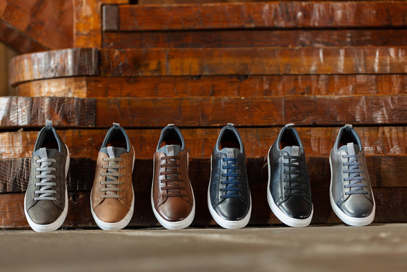 Cameron Sheepskin Sneakers - Whiskey