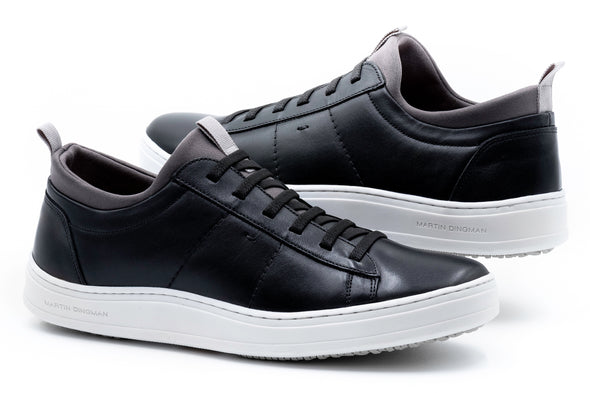 Cameron Sheepskin Sneakers - Black