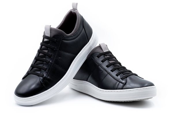 Cameron Sheepskin Sneakers - Black