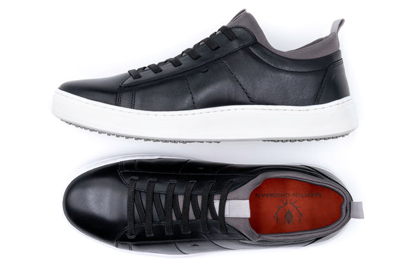 Cameron Sheepskin Sneakers - Black
