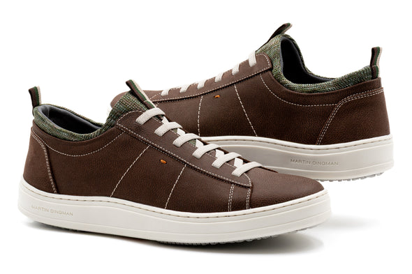 Cameron Nubuck Sneakers - Walnut