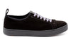 MD Signature Sheep Skin Suede Sneakers - Black