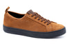 MD Signature Sheep Skin Suede Sneakers - Tobacco