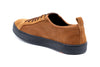 MD Signature Sheep Skin Suede Sneakers - Tobacco