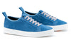 MD Signature Sheep Skin Water Repellent Suede Leather Sneakers - Sky Blue