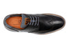 Countryaire Hand Stained Dress Calf Leather Wingtip - Black - Insole