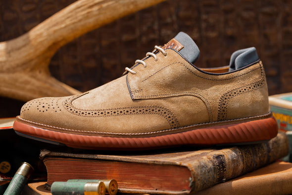 Countryaire Water Repellent Suede Leather Wingtip