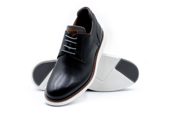 CountryAire Saddle Leather Plain Toe - Black