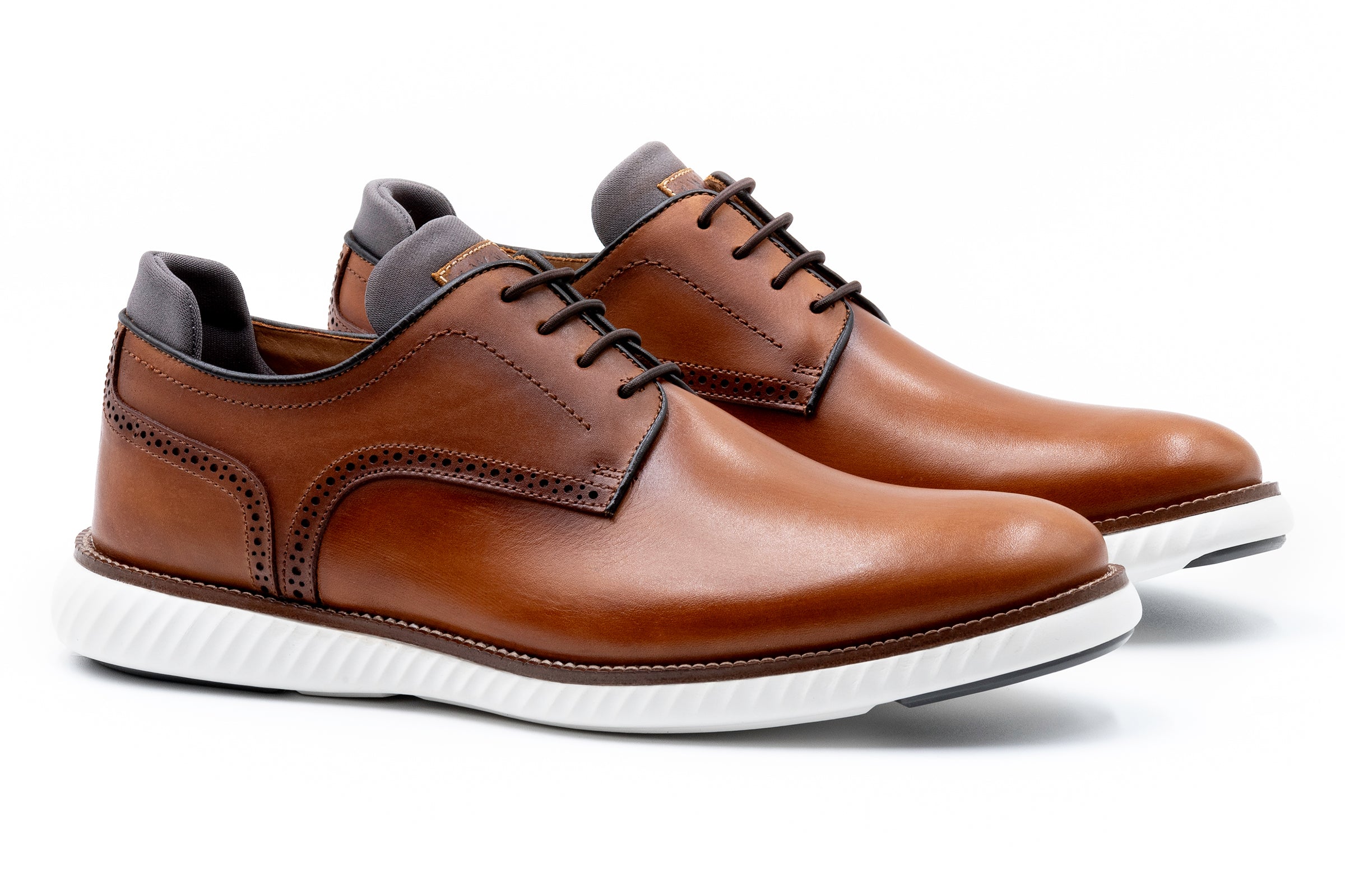 Positano Italian Saddle Leather Sneakers Whisky Martin Dingman