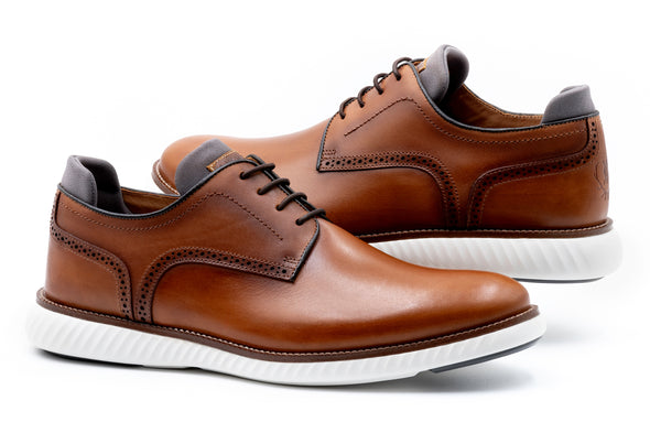 CountryAire Saddle Leather Plain Toe - Whiskey