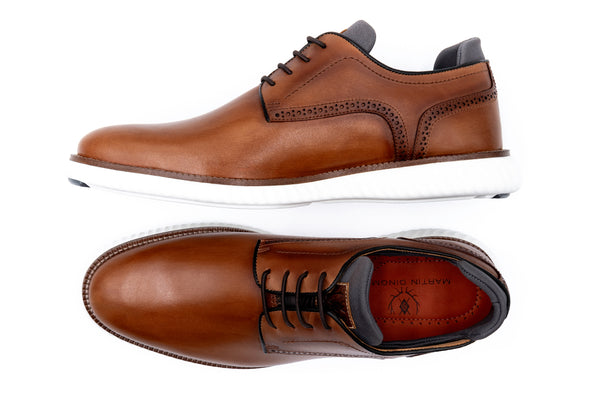 CountryAire Saddle Leather Plain Toe - Whiskey