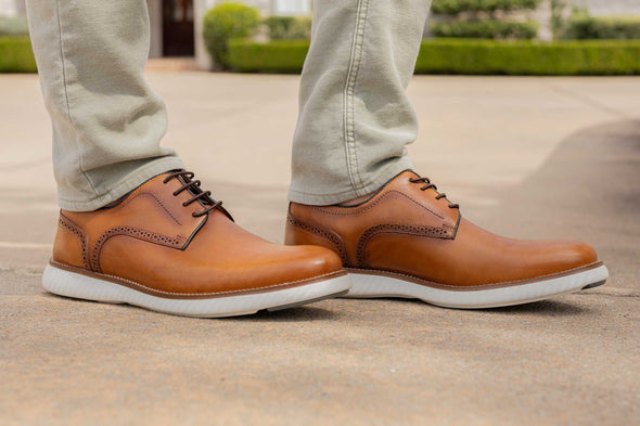 CountryAire Saddle Leather Plain Toe - Whiskey