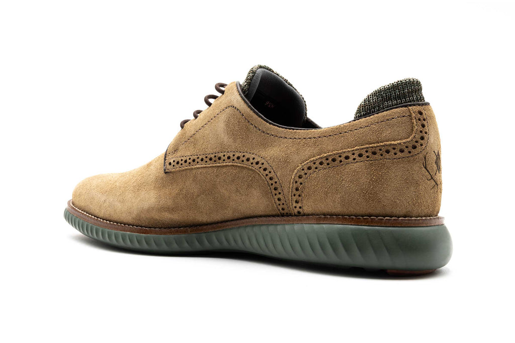 Countryaire Suede Plain Toe - Khaki