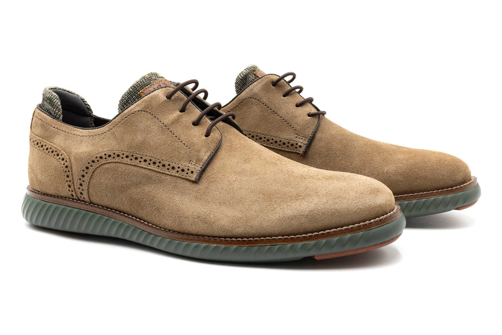 Countryaire Suede Plain Toe - Khaki