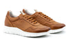 Luke Extra Light Washed Finished Glove Leather Sneakers - Tobacco