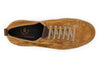 MD Signature Sheep Skin Water Repellent Suede Leather Sneakers - Tobacco