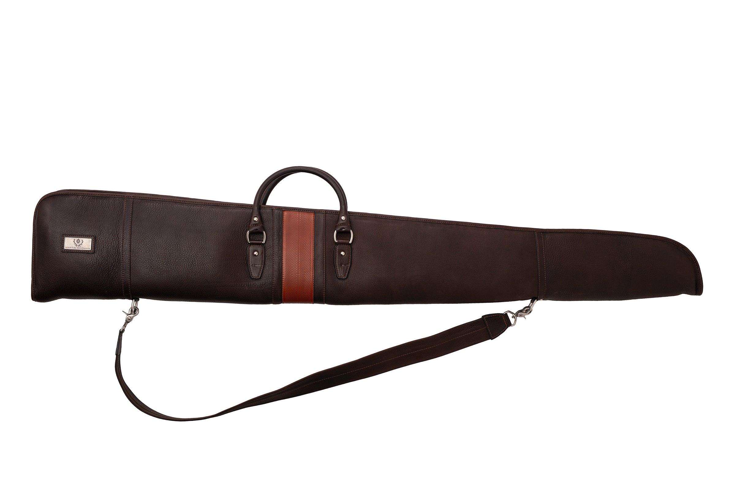 Rudyard Saddle Leather Sweet 16 Case - Chocolate | Martin Dingman