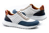Dawson Glove Leather Sneakers - White/Marine