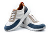 Dawson Glove Leather Sneakers - White/Marine