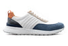 Dawson Glove Leather Sneakers - White/Marine