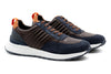 Dawson Saddle Leather Sneakers - Walnut