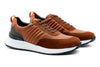 Dawson Saddle Leather Sneakers - Whiskey