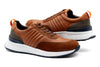 Dawson Saddle Leather Sneakers - Whiskey