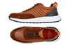 Dawson Saddle Leather Sneakers - Whiskey