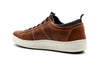 Cameron Oiled Saddle Leather Sneakers - Chestnut