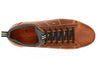 Cameron Oiled Saddle Leather Sneakers - Chestnut