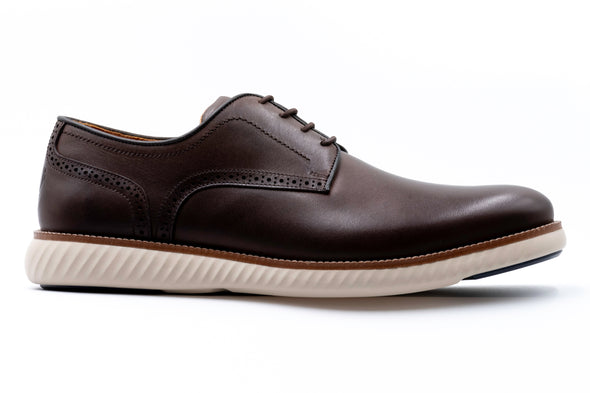 CountryAire Saddle Leather Plain Toe - Chocolate