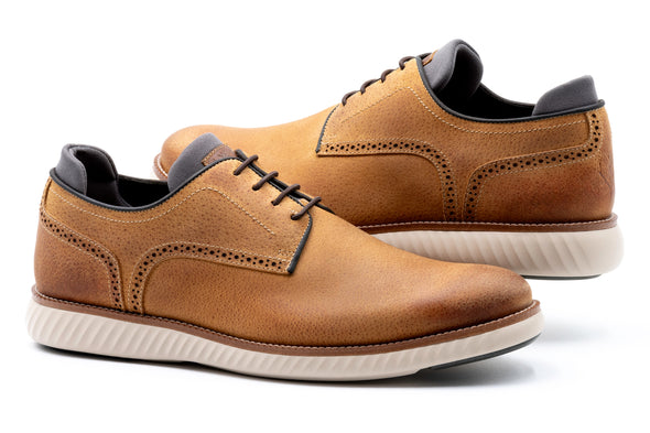 CountryAire Water Buffalo Plain Toe - Saddle