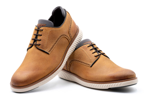 CountryAire Water Buffalo Plain Toe - Saddle