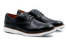 CountryAire Saddle Leather Plain Toe - Black