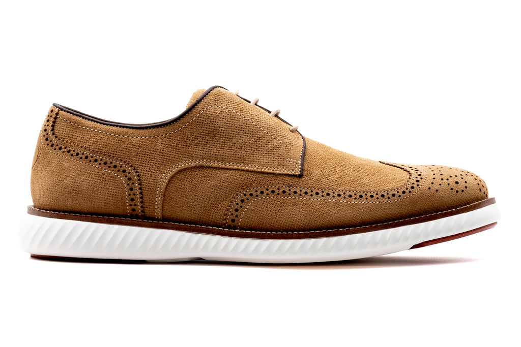 Countryaire Suede Wingtip - Khaki