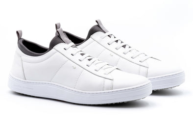 Cameron Sheepskin Sneakers - White